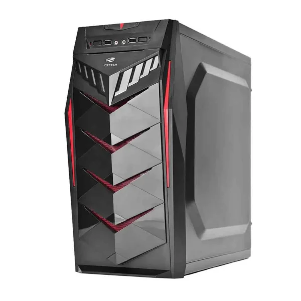 Gabinete Gamer MT-G70BK Sem Fonte Audio HD C3Tech - Image 3