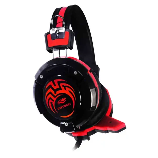 Fone de ouvido over-ear gamer C3Tech Flycatcher PH-G10 com luz LED - Image 5
