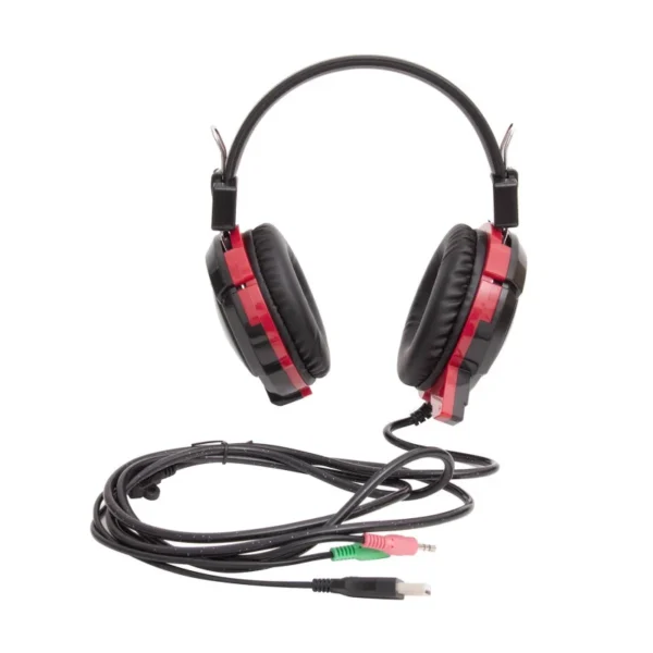 Fone de ouvido over-ear gamer C3Tech Flycatcher PH-G10 com luz LED - Image 3