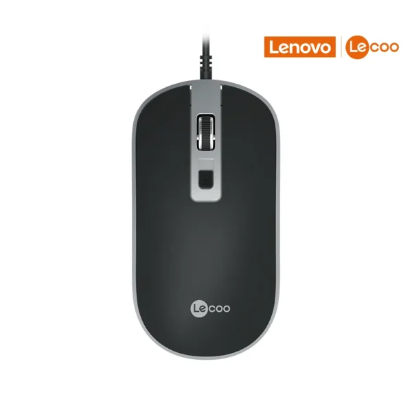 Mouse USB MS104 2000 DPI Preto Lecoo