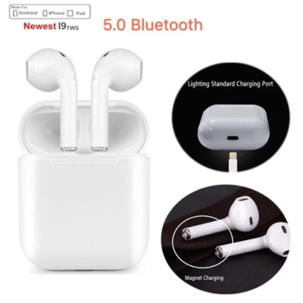 Fone Sem Fio I12 Tws Branco Bluetooth 5.0 Android/ios - Image 3