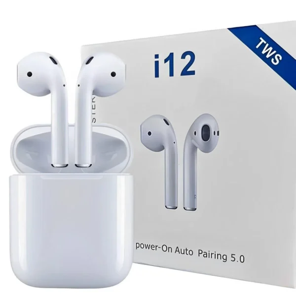 Fone Sem Fio I12 Tws Branco Bluetooth 5.0 Android/ios