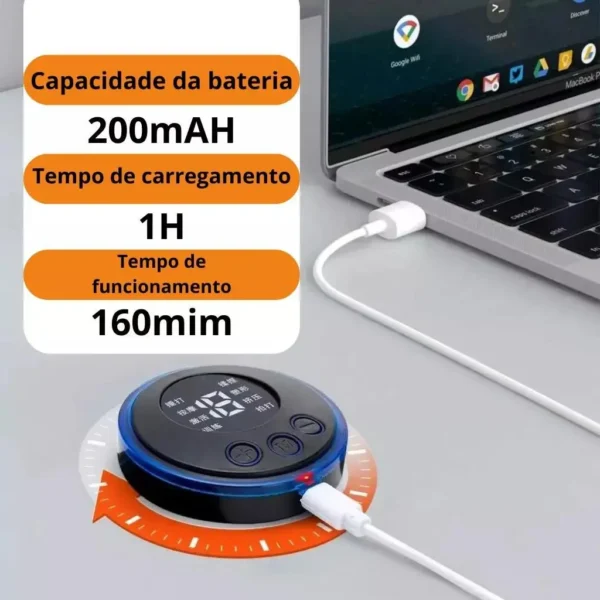 Mini Massageador Elétrico Portátil Recarregável - Image 10