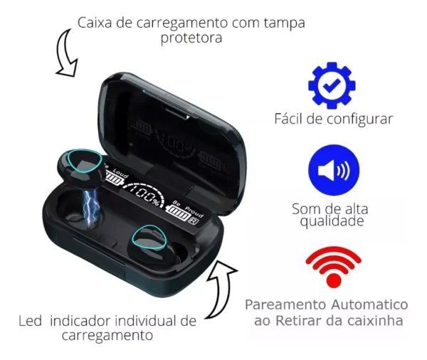 Fone M10 TWS Bluetooth 5.1 - Image 6